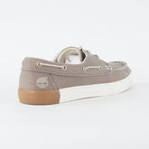 Mens Timberland Newport Low A157R Medium Grey Canvas Lace Low Top Casual Shoes